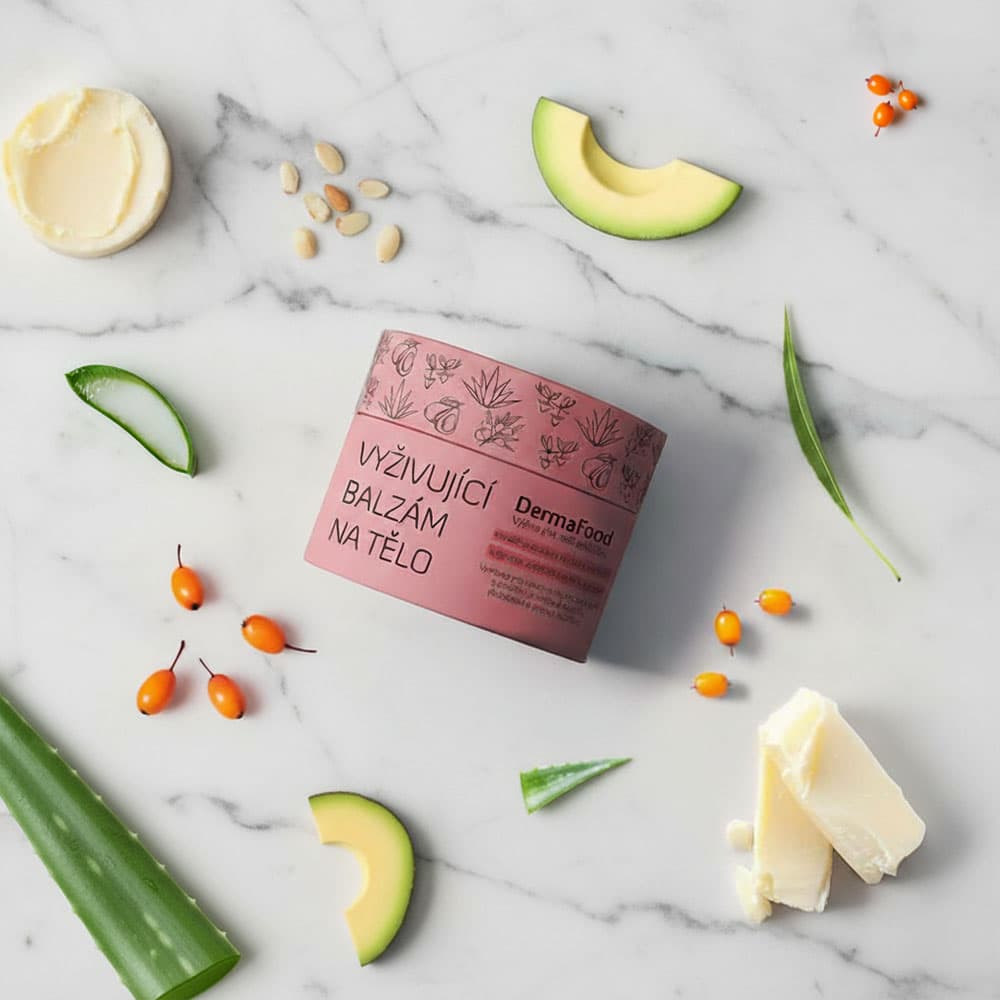 DermaFood MAXI Vyživující balzám na tělo - Ekzém a suchá pokožka, 140 g