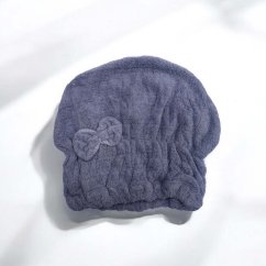 Rychleschnoucí vlasový turban s mašličkou