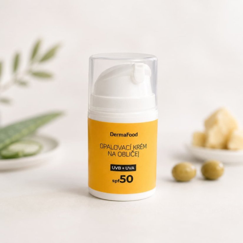 hydratační krém SPF 50 na obličej - 50 ml (ideální pro každodenní ochranu)