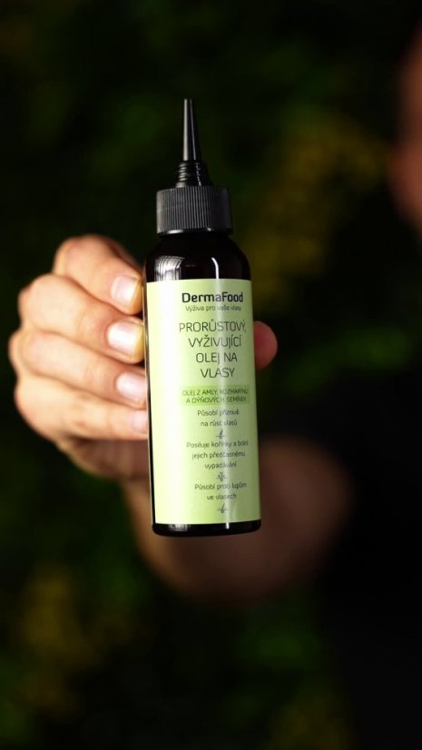 Prorůstový, vyživující olej na vlasy - 100ml