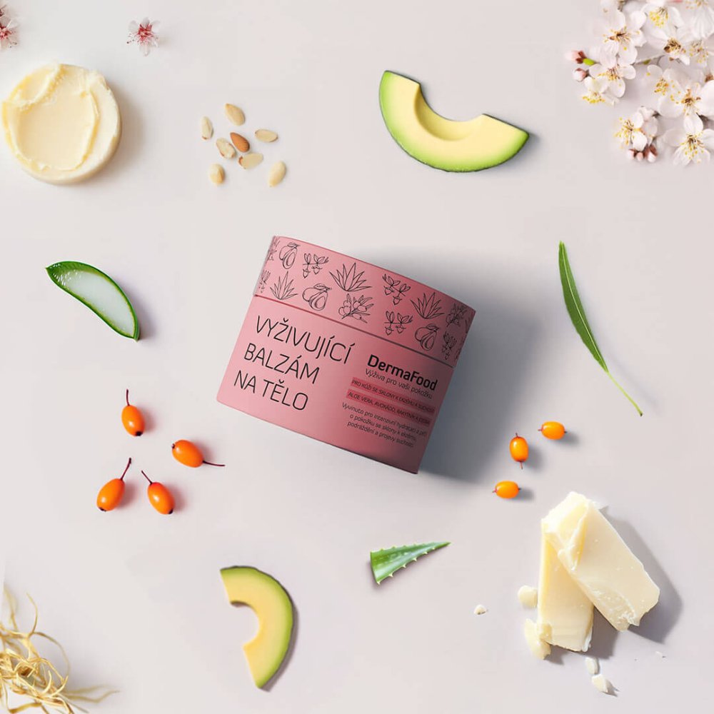 DermaFood MAXI Vyživující balzám na tělo - Ekzém a suchá pokožka, 140 g